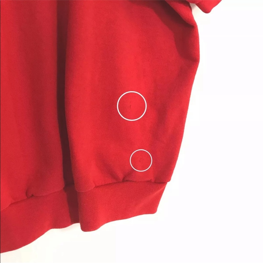 Vintage Southwestern Sweatshirt XXL Longhorn Skull Jennifer Dawn Rich Tees Red - Picture 6 of 6